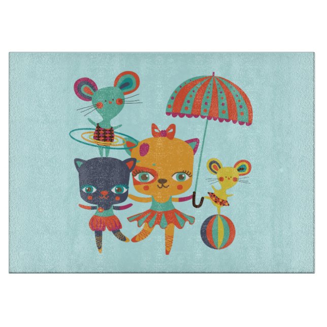 Planche À Découper Cirque Cuties (Devant)
