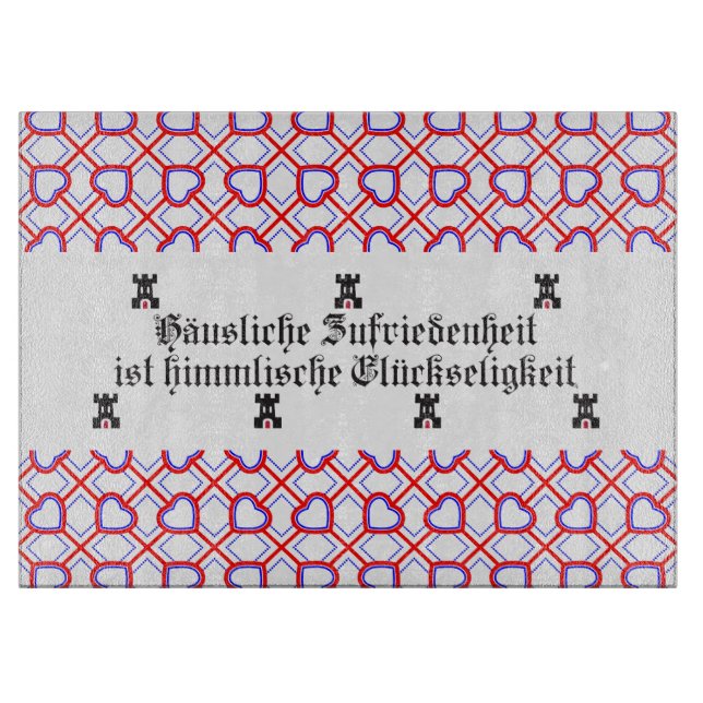 Planche À Découper Citation des Saxons de Transylvanie (Devant)