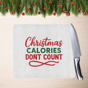 Planche À Découper Citation drôle de Noël régime