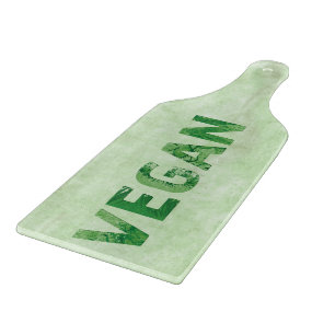 Planche À Découper Citation heureuse d'art végétalien des textes -