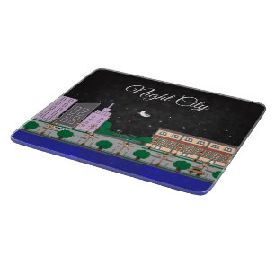 Planche À Découper Cité de Nuit