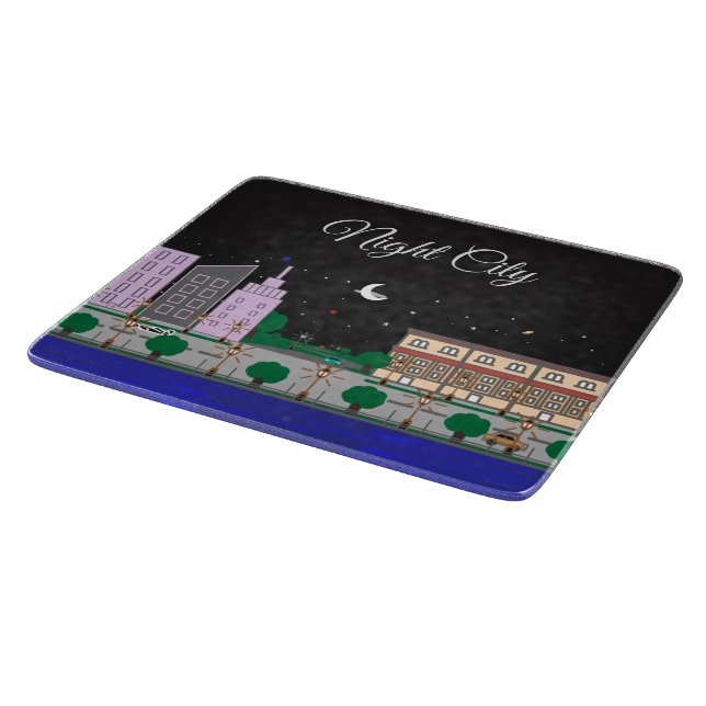 Planche À Découper Cité de Nuit (Coin)
