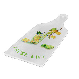 Planche À Découper Citron Cool Boire Lemonade Lemons Cutboard