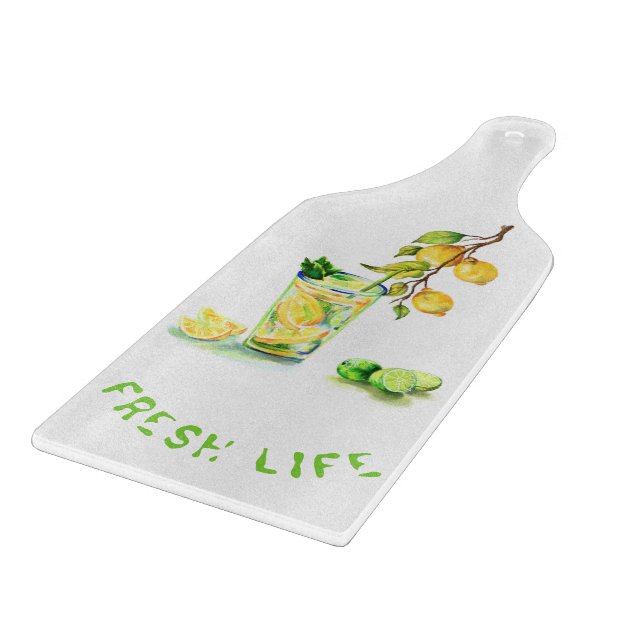 Planche À Découper Citron Cool Boire Lemonade Lemons Cutboard (Coin)