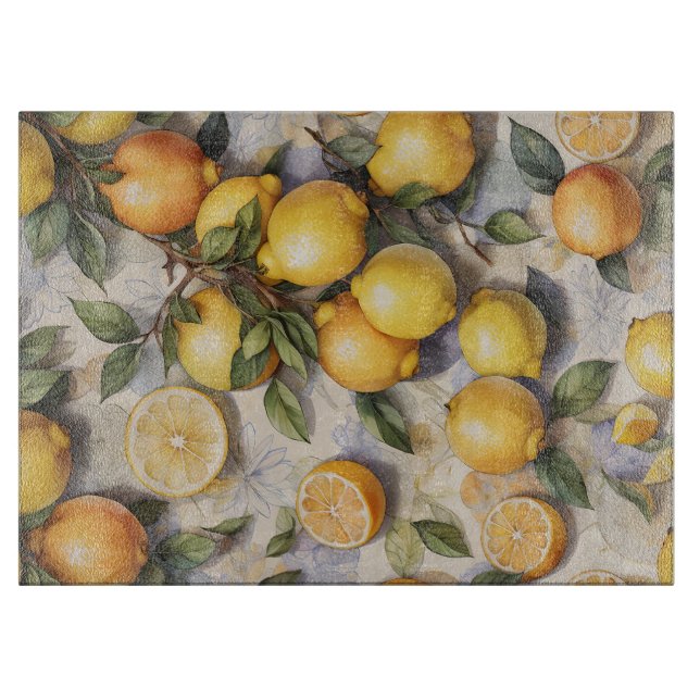 Planche À Découper Citron délicieux (Devant)