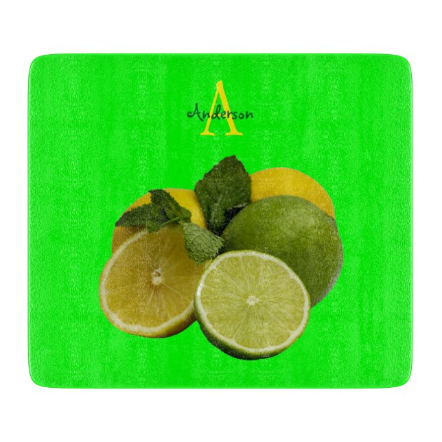 Planche À Découper Citrons et Limes (Devant)