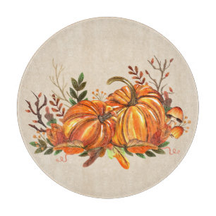 Planche À Découper Citrouilles d'automne