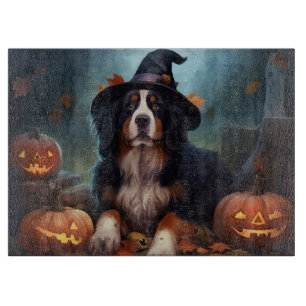 Planche À Découper Citrouilles d'Halloween effrayantes des montagnes 
