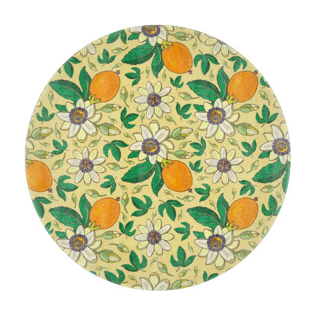 Planche À Découper Citrouilles et Feuilles : Récolte d'automne (Devant)