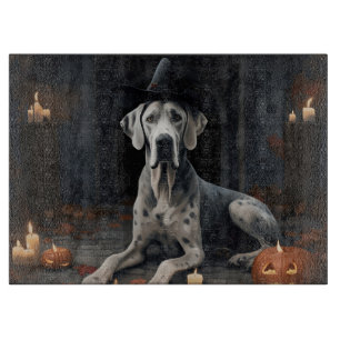 Planche À Découper Citrouilles Great Dane Halloween Épouvantable Flip
