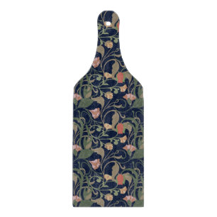 Planche À Découper Classic Bleu Art Nouveau Motif Floral