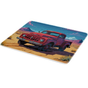 Planche À Découper Classique camionnette américaine 