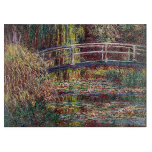 Planche À Découper Claude Monet - Bassin aux nymphéas, harmonie rose