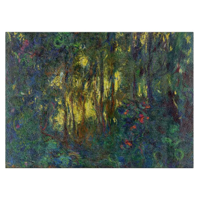 Planche À Découper Claude Monet - Coin d'un étang avec des Nénuphars (Devant)