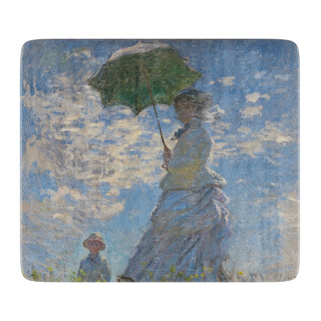 Planche À Découper Claude Monet Femme à l'ombrelle Beaux-Arts (Devant)