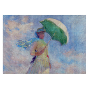 Planche À Découper Claude Monet - Femme à l'ombrelle tournée vers la