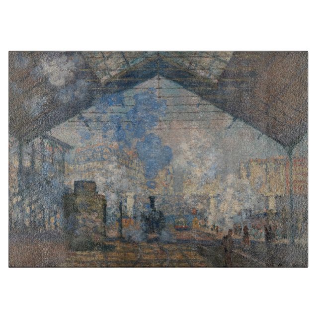 Planche À Découper Claude Monet - Gare Saint-Lazare Vue extérieure (Devant)