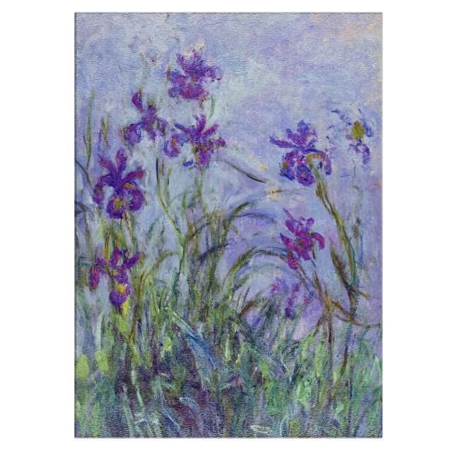 Planche À Découper Claude Monet - Iris Mauves / Iris Mauves (Créateur téléchargé)