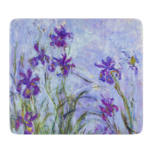 Planche À Découper Claude Monet - Iris mauves / Lilac Irises