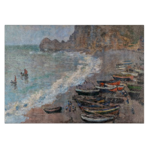 Planche À Découper Claude Monet - La Plage à Etretat
