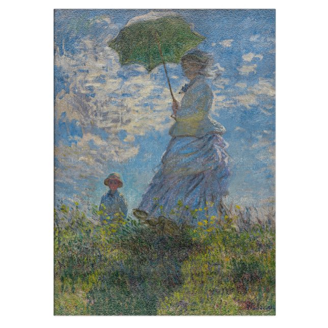 Planche À Découper Claude Monet - La Promenade, Femme avec un Parasol (Créateur téléchargé)