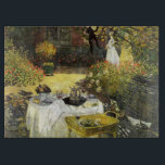 Planche À Découper Claude Monet : Le déjeuner<br><div class="desc">Un conseil classique avec du charme de taille du verre comportant une scène de déjeuner,  peinte par le peintre impressionniste français Claude Monet.</div>