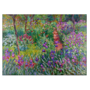 Planche À Découper Claude Monet : Le jardin d'Iris à Giverny