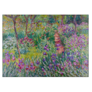 Planche À Découper Claude Monet - Le jardin d'Iris à Giverny