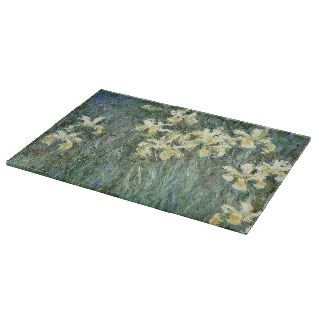 Planche À Découper Claude Monet | les iris jaunes (Coin)