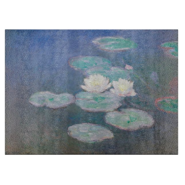 Planche À Découper Claude Monet - Lys à eau, effet du soir (Devant)