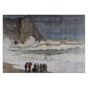 Planche À Découper Claude Monet - Mer agitée à Etretat