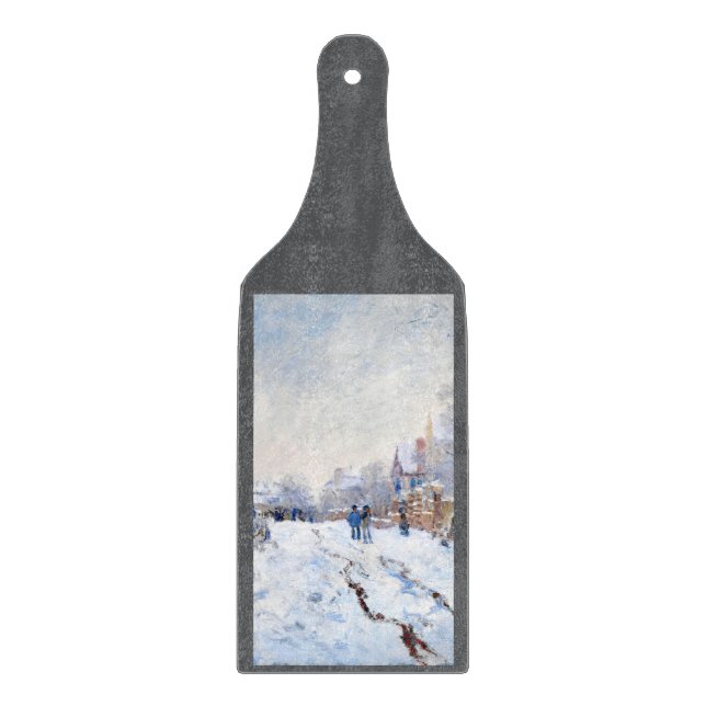 Planche À Découper Claude Monet neige à Argenteuil (Devant)