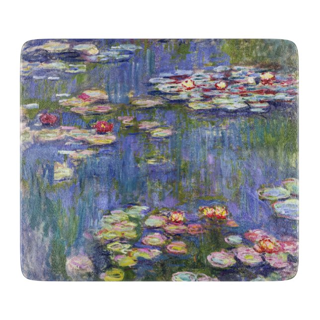 Planche À Découper Claude Monet - Nymphéas / Nénuphars (Devant)