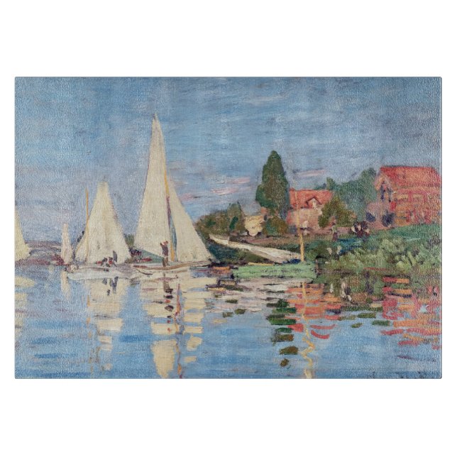 Planche À Découper Claude Monet - Régates à Argenteuil (Devant)