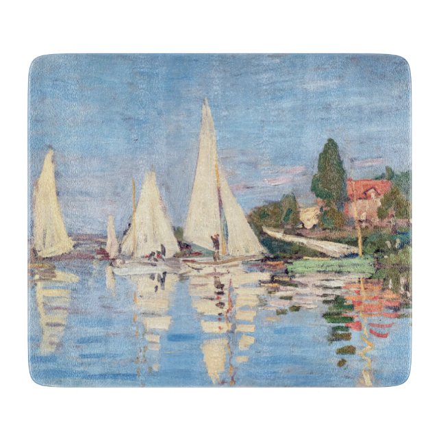 Planche À Découper Claude Monet - Regattas à Argenteuil (Devant)
