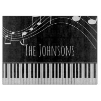 Clavier de piano et notes musicales