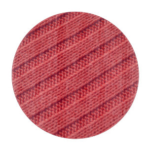 Planche À Découper Closeup stripy crochet texture.