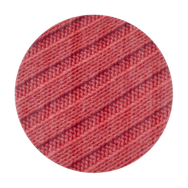 Planche À Découper Closeup stripy crochet texture. (Devant)