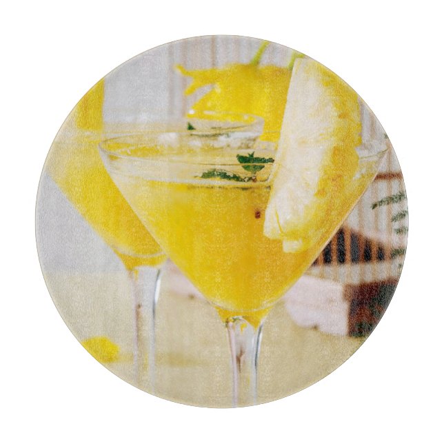 Planche À Découper Cocktail de Fresca à l'ananas et au gingembre (Devant)