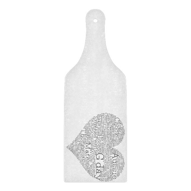 Planche À Découper Coeur d'argot australien (Devant)