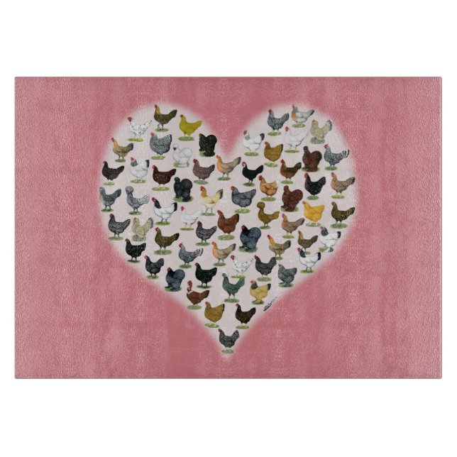 Planche À Découper Coeur de poulet (Devant)