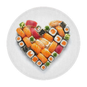 Planche À Découper Cœur de sushi