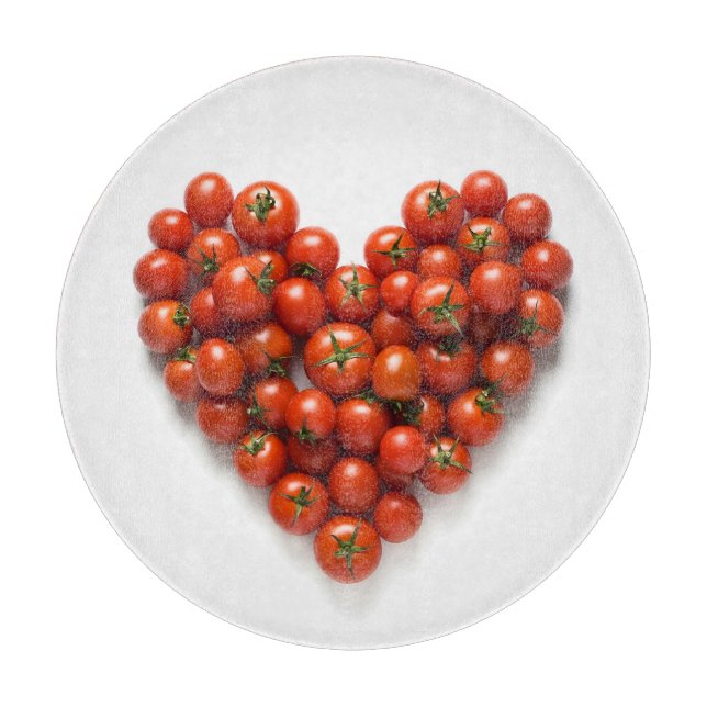 Planche À Découper Cœur de Tomate (Devant)
