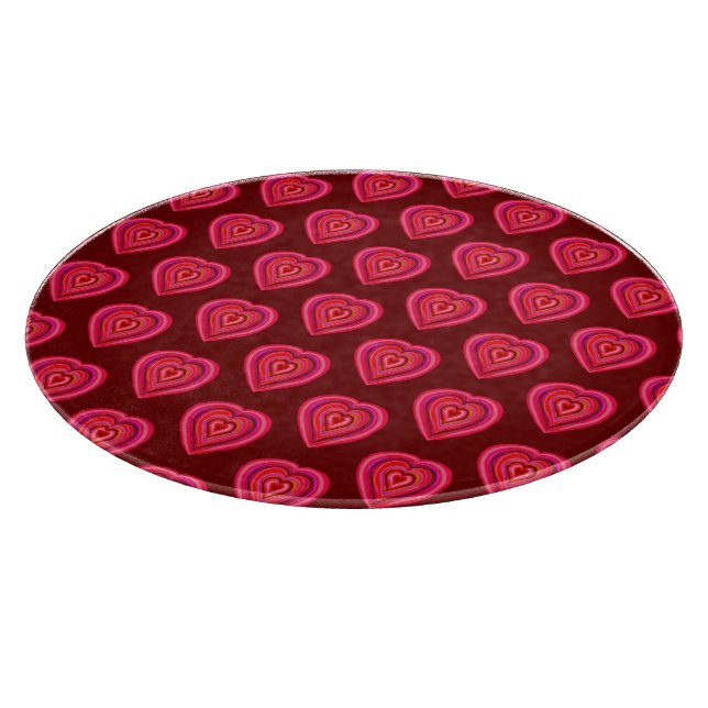 Planche À Découper coeur décoratif rouge (Coin)