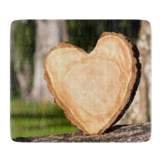 Planche À Découper coeur en bois