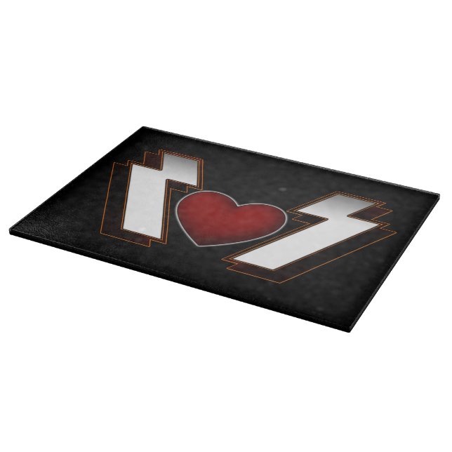 Planche À Découper Coeur métallique lourd (Coin)