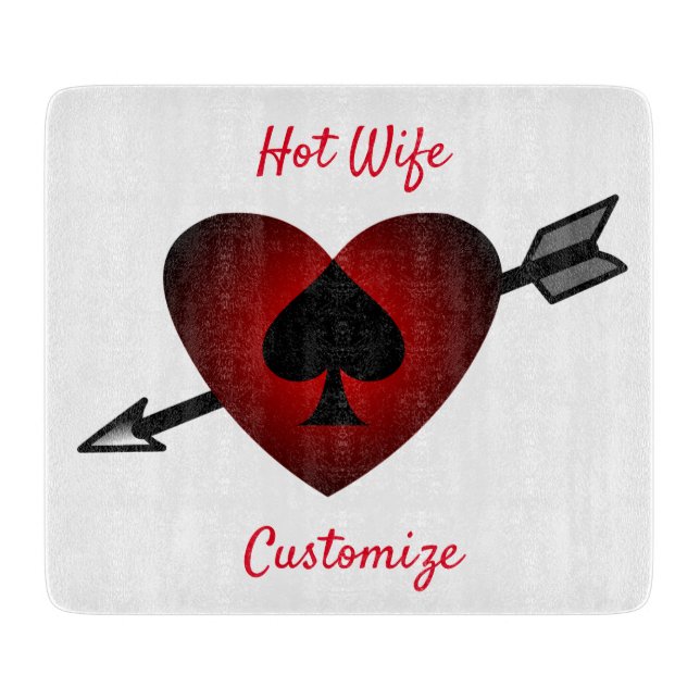 Planche À Découper Coeur mignon Black Spade Thunder_Cove (Devant)