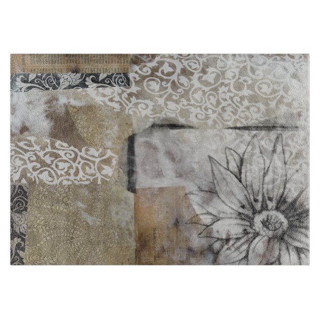 Planche À Découper Collage Fleur II (Devant)