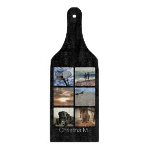 Planche À Découper Collage multi fait sur commande d'image de