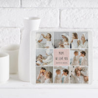 Collage Photo Maman We Love You Best Mother Cadeau